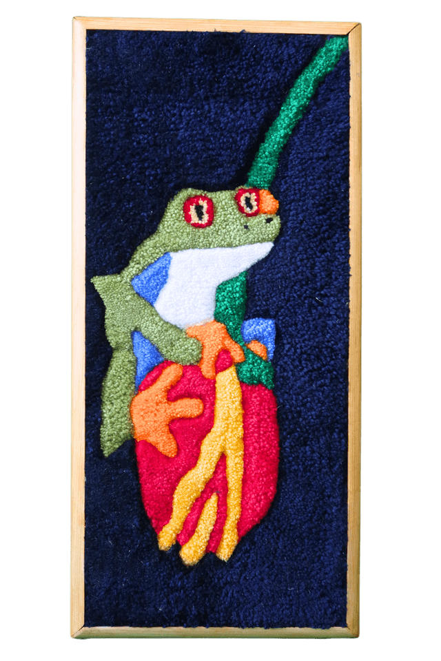 La grenouille à la fleur